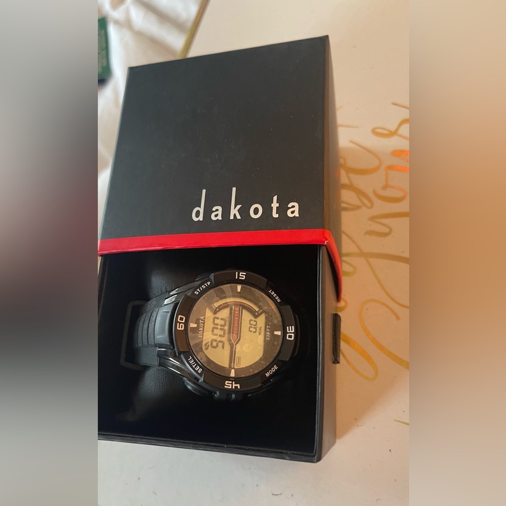 Men’s watch.  Dakota brand. Never worn.